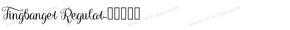 Fingbanger Regular字体转换
